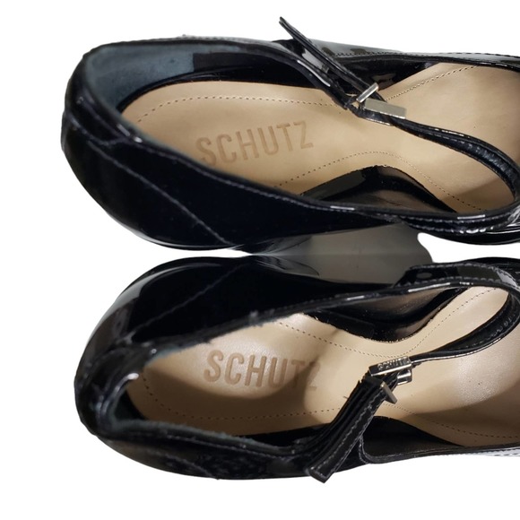 SCHUTZ Black Platform Heels - Picture 8 of 11